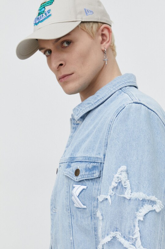 Джинсовая куртка Karl Kani голубой 6077146