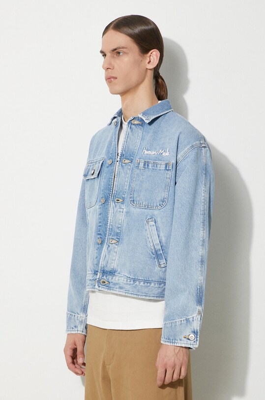 Джинсова куртка Human Made Denim Jacket блакитний HM27JK016
