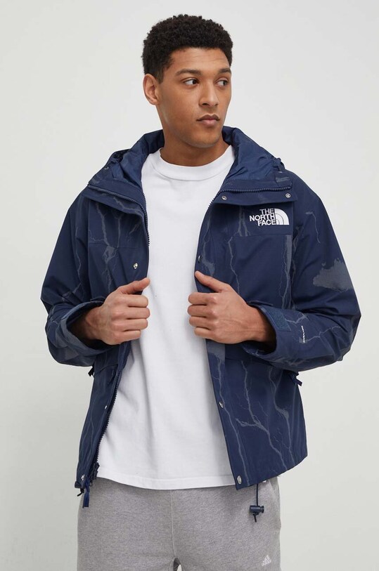 The North Face geaca cu captuseala bleumarin NF0A86ZRSZI1