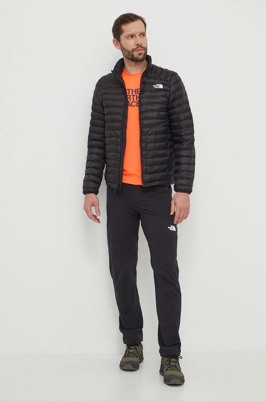 The North Face kurtka sportowa Huila NF0A85AEJK31 czarny SS24