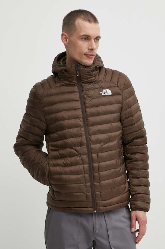 Športová bunda The North Face Huila jemné zateplenie hnedá NF0A85A3HCF1