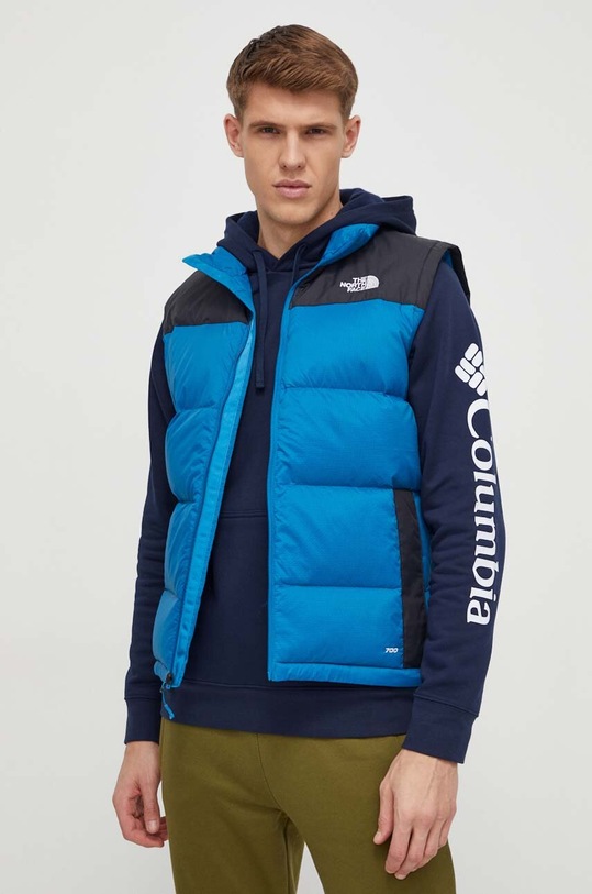 Páperová vesta The North Face DIABLO DOWN VEST zateplené modrá NF0A4M9KUID1