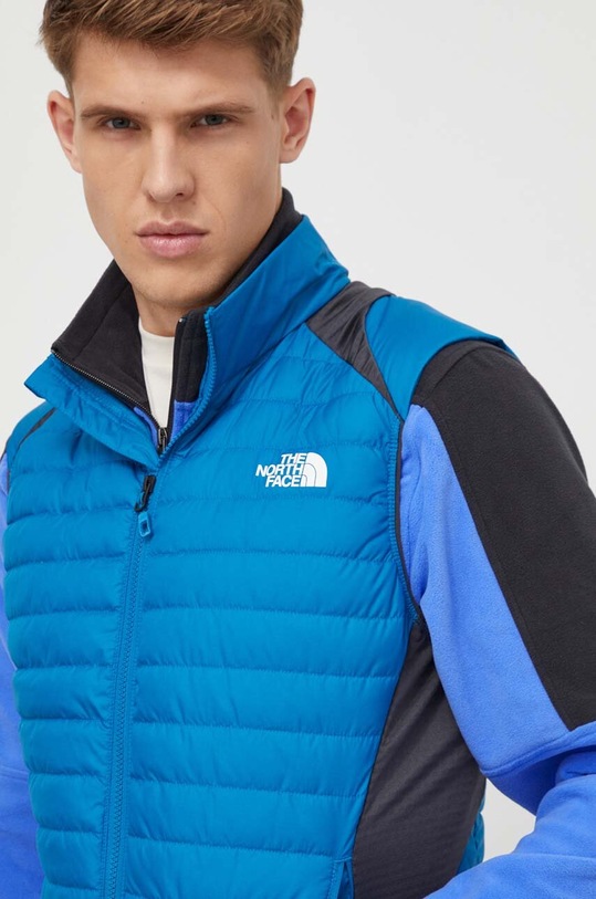 The North Face bezrękawnik sportowy Hybrid niebieski NF0A825MWO91