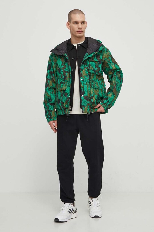 The North Face geaca de ploaie NF0A7URVSHO1 verde SS24