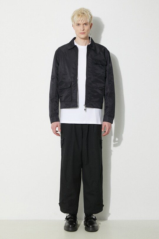 Han Kjøbenhavn geaca Nylon Boxed Cargo Jacket M.133094 negru SS24