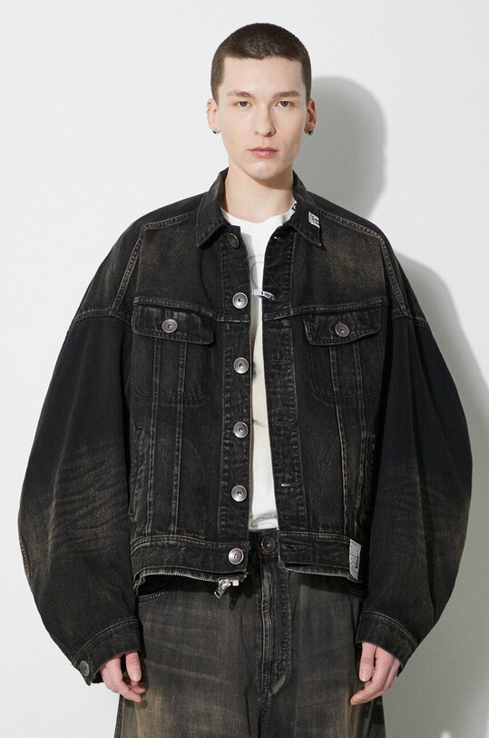 Джинсова куртка Maison MIHARA YASUHIRO Combination Denim Jacket чорний A12BL022