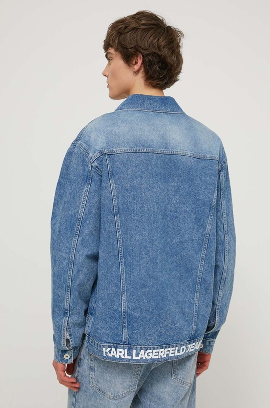 Îmbrăcăminte Karl Lagerfeld Jeans geacă din denim 241D1401 albastru