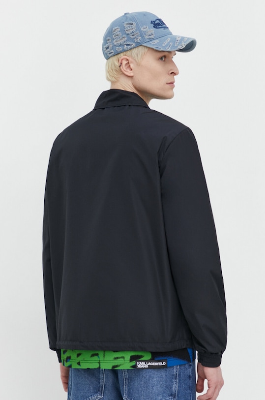 Karl Lagerfeld Jeans geaca cu doua fete 241D1503 albastru