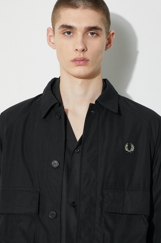 Fred Perry jacket Utility Overshirt M6572.102 black