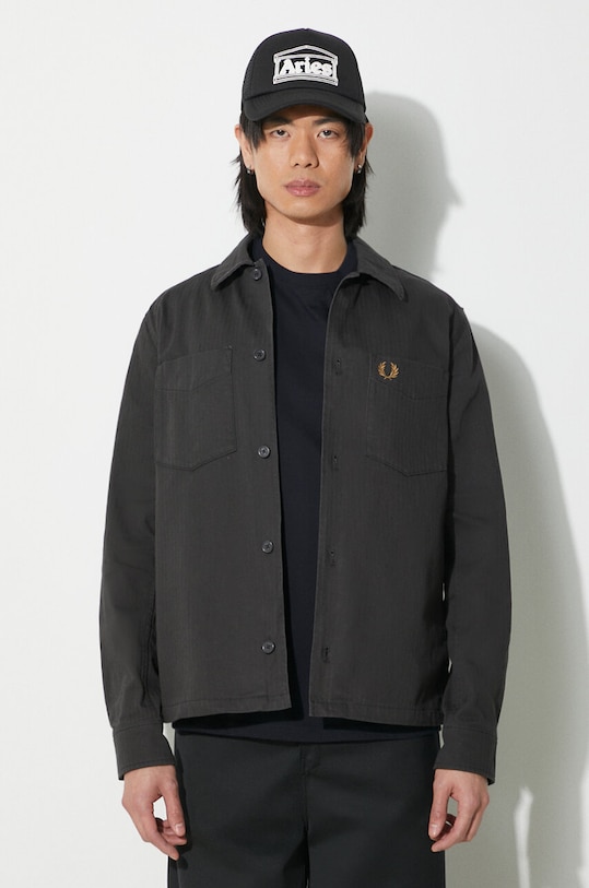 Fred Perry shirt jacket Herringbone Overshirt