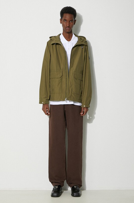 Bunda Woolrich Cruiser Hooded Jacket CFWOOU0884MRUT3662 zelená SS24