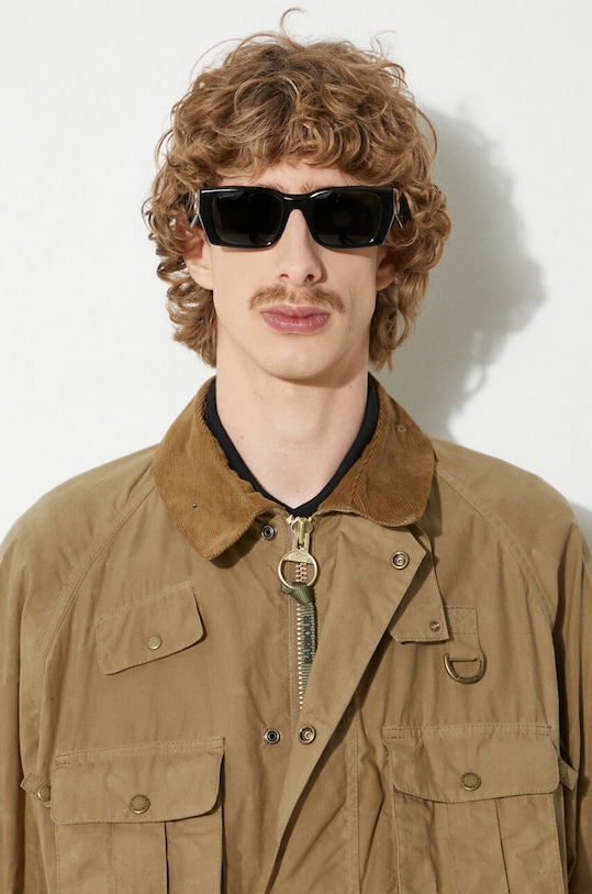 Хлопковая куртка Barbour Modified Transport Casual MCA0966 бежевый