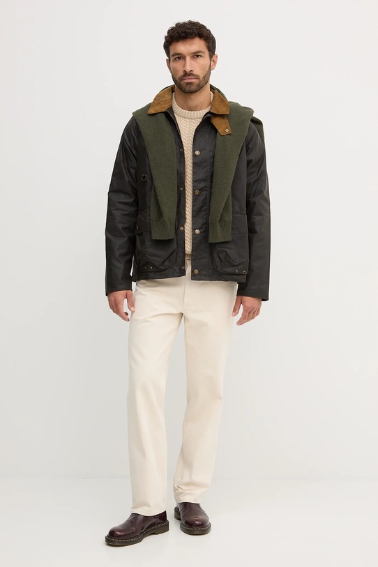 Barbour viaszos kabát Utility Spey Wax MWX2287 zöld SS25