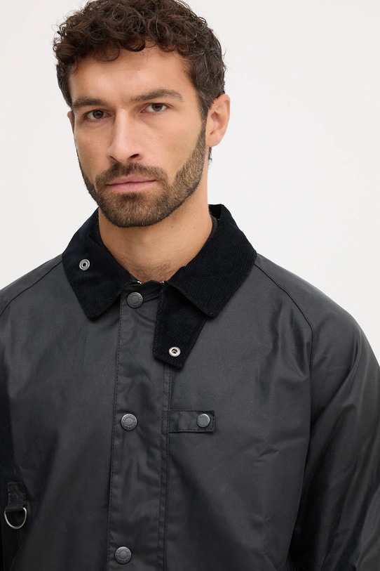 Voskovaná bunda Barbour Utility Spey Wax MWX2287 námořnická modř