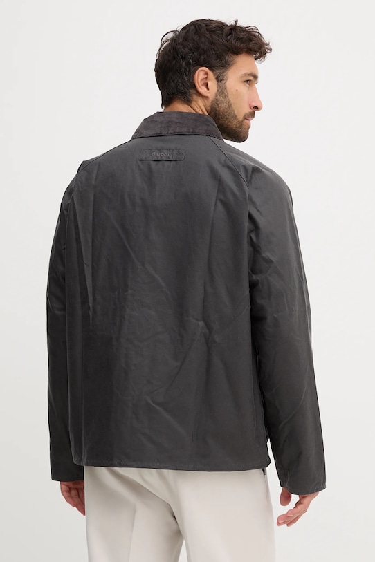 Abbigliamento Barbour giacca cerata Utility Spey Wax MWX2287 grigio