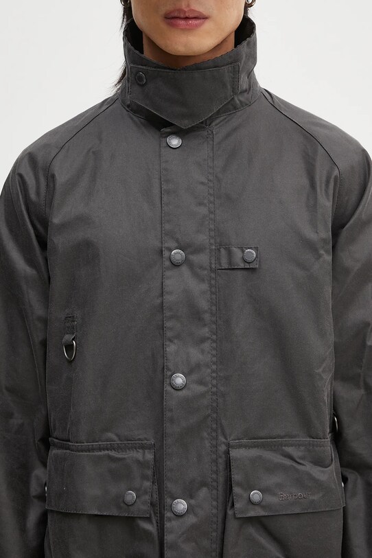 Barbour jachetă cerată Utility Spey Wax gri MWX2287