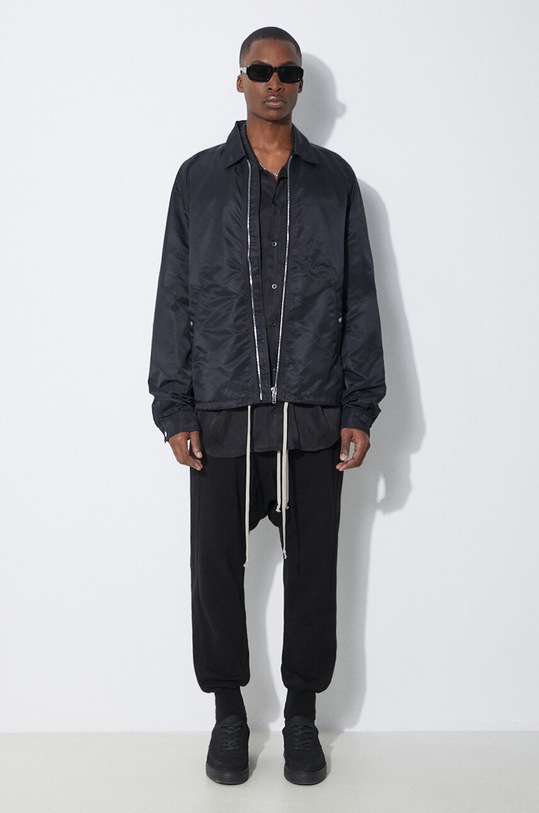 Rick Owens jacket Zipfront DU01D1783.BRET1.09 black SS24