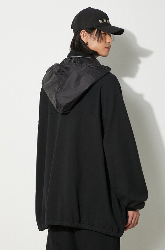 Clothing Rick Owens cotton sweatshirt x Champion Jumbo Windbreaker CM01D0467 black