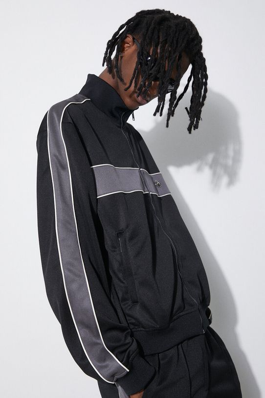 AMBUSH sweatshirt Track Jacket Tap other black BMBD003S24JER0011009