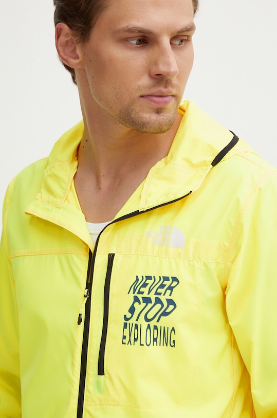 The North Face széldzseki Higher sárga NF0A8727UIC1
