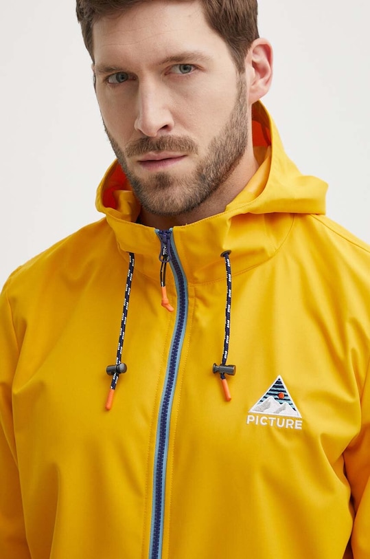 Picture kurtka outdoorowa Gerald żółty MVT437