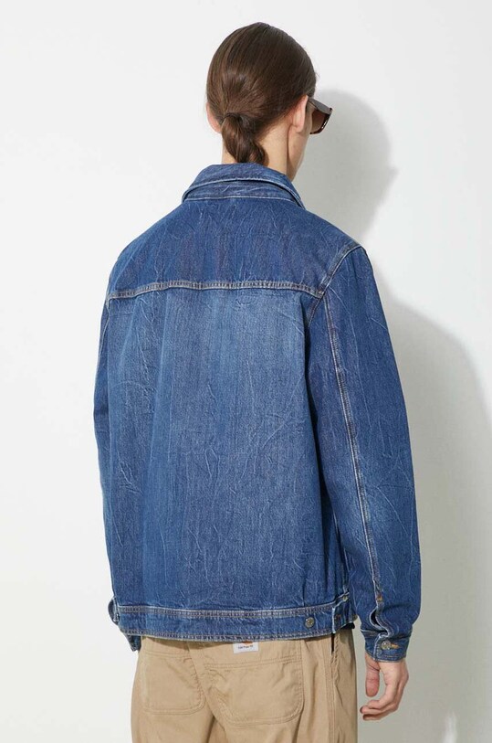 Odzież Wood Wood kurtka jeansowa Ivan Denim 12315106.7051 niebieski