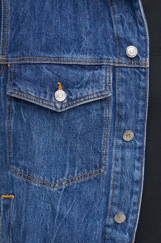 Wood Wood kurtka jeansowa Ivan Denim 12315106.7051 niebieski