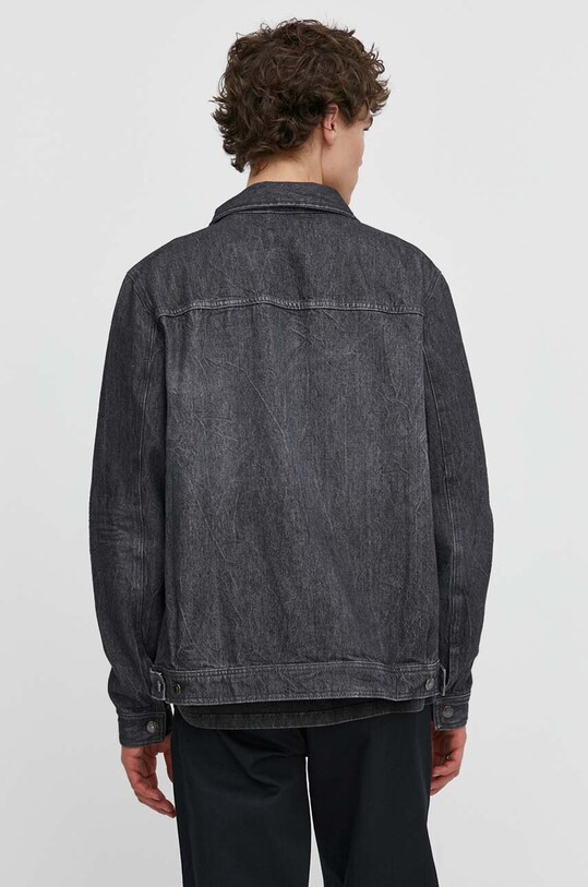 Одежда Джинсовая куртка Wood Wood Ivan Denim 12315107.7051 чёрный