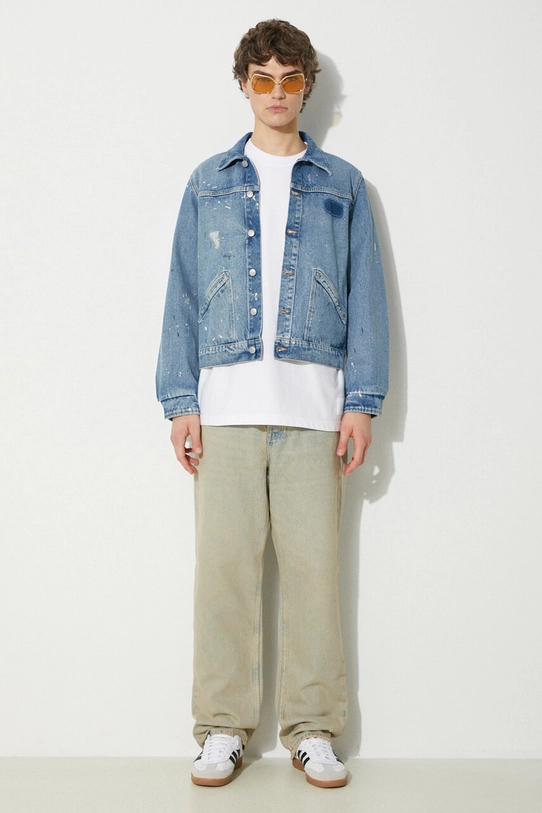 MM6 Maison Margiela denim jacket SH0AM0006 blue SS24