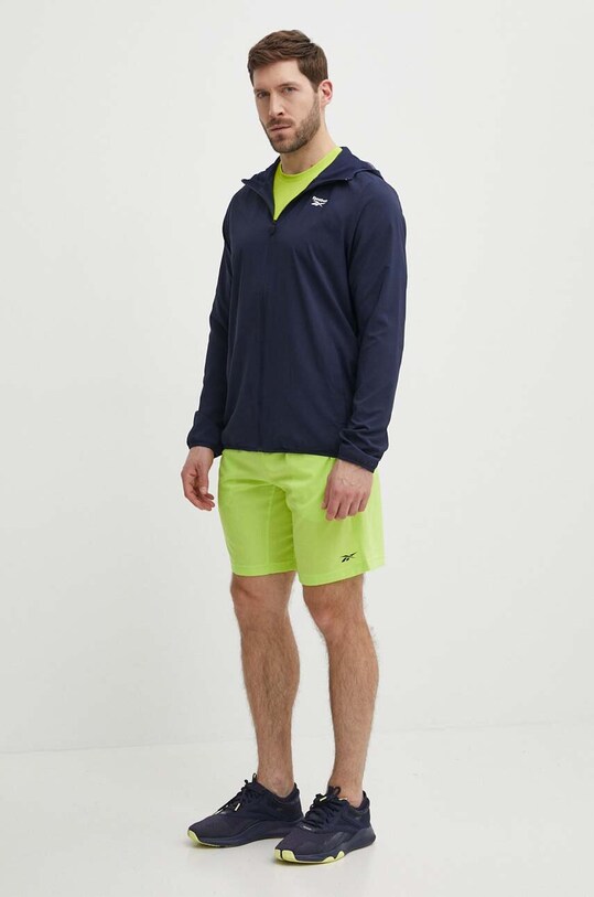 Reebok kurtka treningowa Identity Training 100038736 granatowy SS24