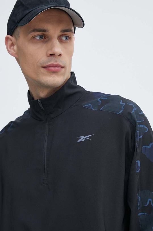 Tréningová bunda Reebok Train Motion Camo čierna 100076395
