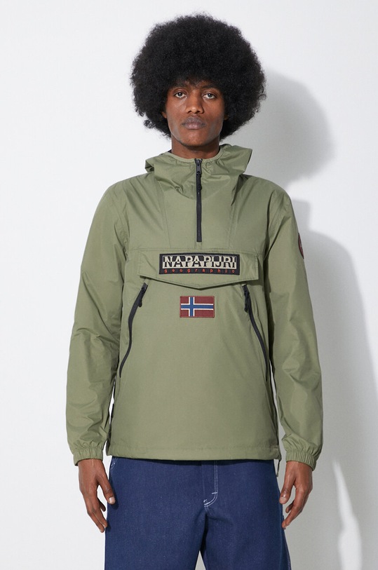 Jakna Napapijri Rainforest Wales Bonner Pkt V2 bez tople podstave zelena NP0A4HX6GAE1
