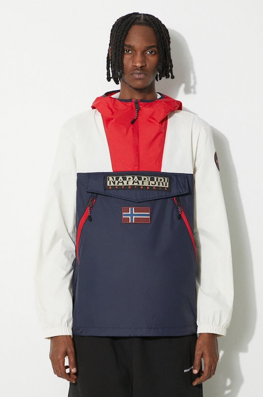 Куртка Napapijri Rainforest Wb Pkt V2 с капюшоном тёмно-синий NP0A4HX6MF51