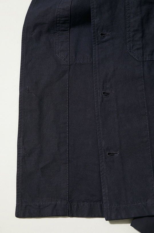Košilová bunda Norse Projects Tyge Cotton Linen N50.0244.7004 námořnická modř