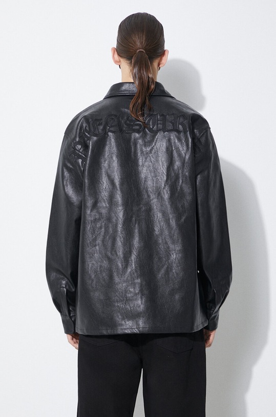Clothing PLEASURES jacket Resonate Overshirt P24SP014.BLACK black
