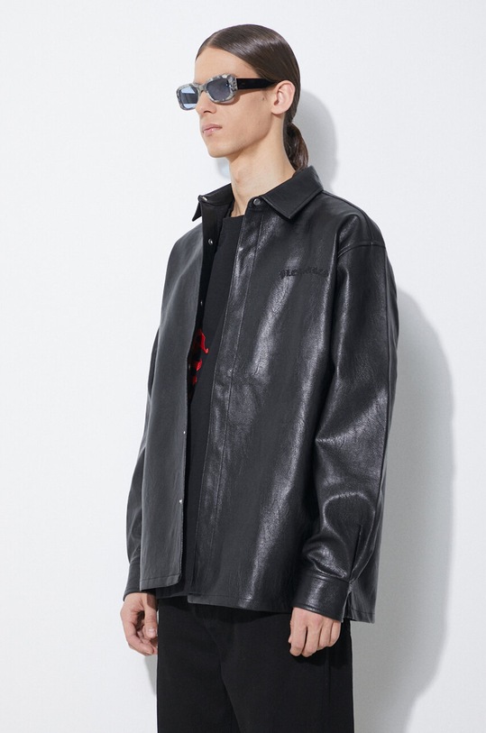 PLEASURES jacket Resonate Overshirt black P24SP014.BLACK