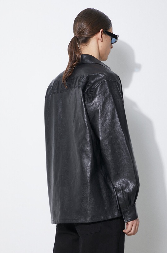 PLEASURES jacket Resonate Overshirt P24SP014.BLACK black