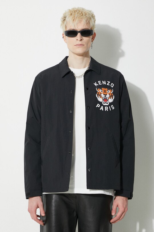 Oblečení Bunda Kenzo Lucky Tiger Padded Coach FE55BL0629NG.99 černá