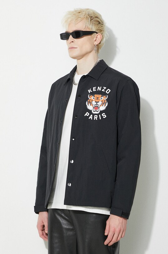 Bunda Kenzo Lucky Tiger Padded Coach černá FE55BL0629NG.99