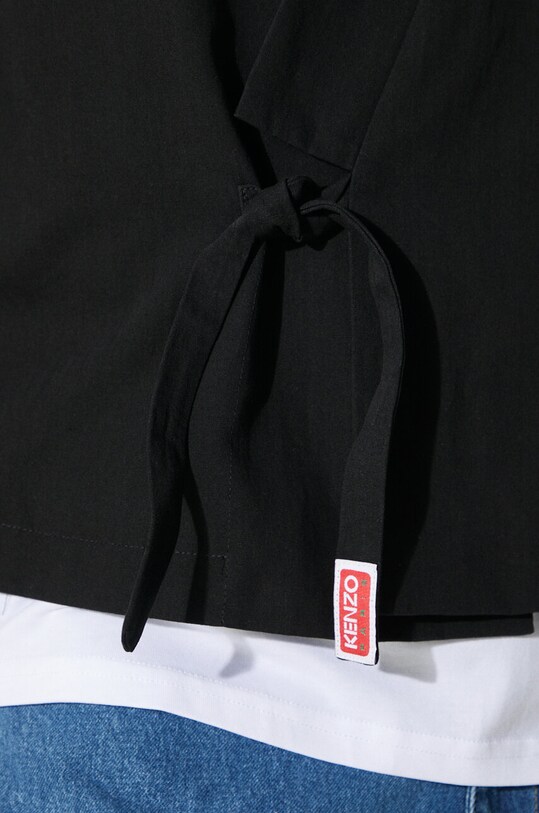 Kenzo giacca con aggiunta di lino Kimono Jacket FE55VE1409GN.99