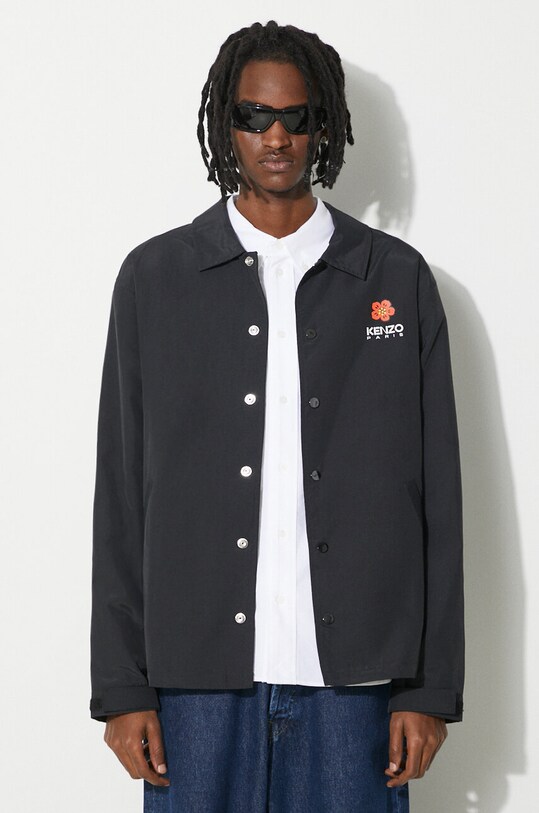 Clothing Kenzo jacket Boke Placed Light Coach FD55BL0619NT.99J black