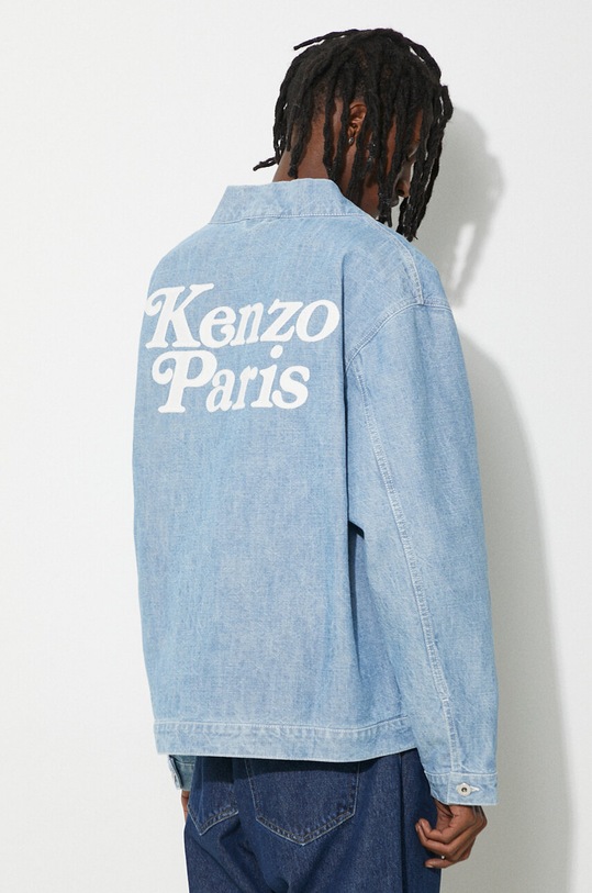 Clothing Kenzo denim jacket by Verdy Kimono FE55DM1426H4.DT blue