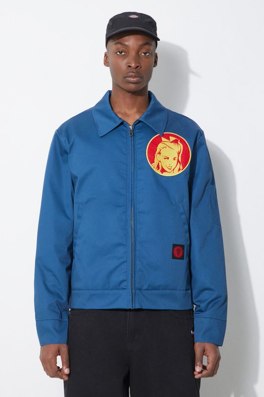 ICECREAM geaca Waitress Work cu captuseala albastru IC24102