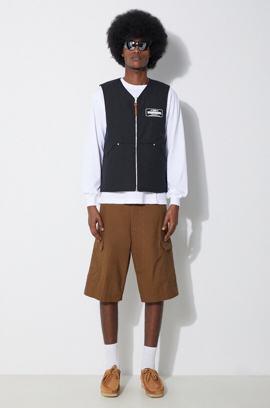 NEIGHBORHOOD vest Padded Work Vest 241TSNH.JKM07 black SS24