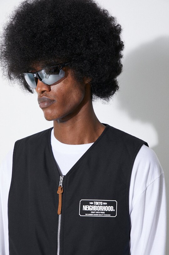 NEIGHBORHOOD vest Padded Work Vest 241TSNH.JKM07 black