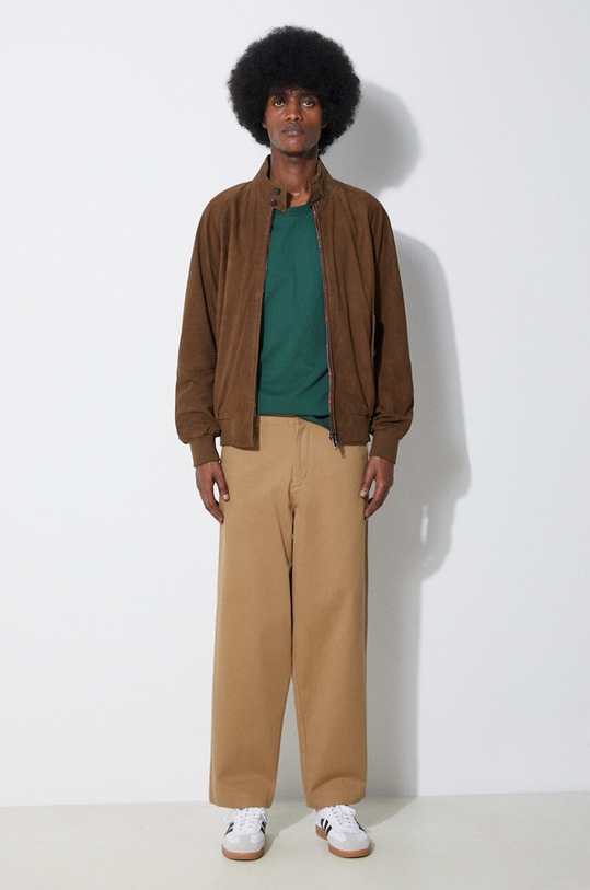 Baracuta suede jacket G9 Suede BRCPS0939 brown SS24