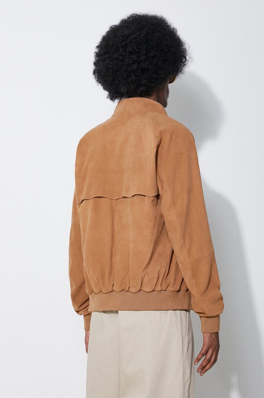 Îmbrăcăminte Baracuta geaca din piele intoarsa G9 Suede BRCPS0939 maro