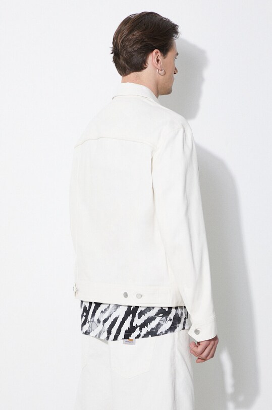Îmbrăcăminte Neil Barrett jacheta de bumbac Slim Front Pockets Jean Jacket MY11089A.Y029.108N bej