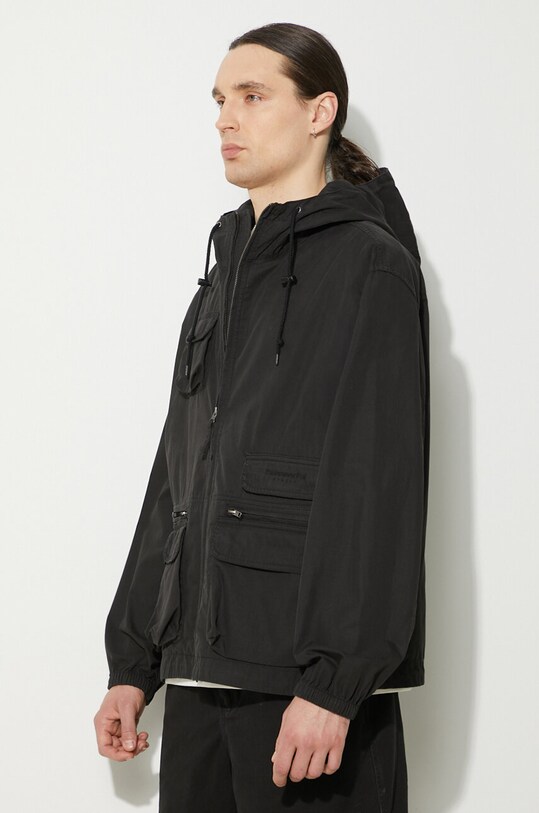 thisisneverthat geaca Utility negru TN241WOWLS08