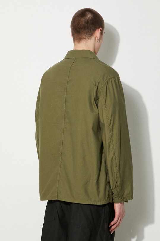 Clothing Needles cotton shirt D.N. Coverall OT179 green